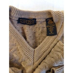 Metropolitan by Lord & Taylor Sweater Men M Italian Merino Wool Made In Italy